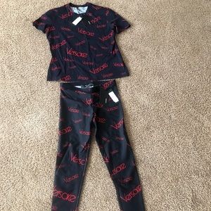 Versace Women’s Matching Logo Outfit NWT
